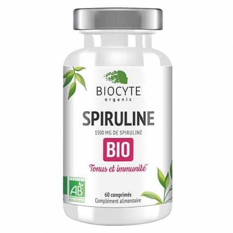 Biocyte Spiruline Bio 60 comprimés pas cher, discount