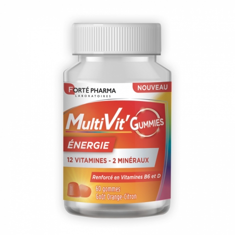 Forte Pharma MultiVit' Gummies Énergie 60 gommes pas cher, discount