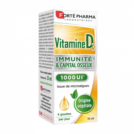 Forte Pharma Vitamine D3 1000UI 15ml pas cher, discount