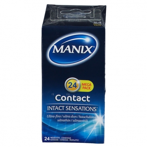 Manix Contact Intact Sensations 24 préservatifs pas cher, discount