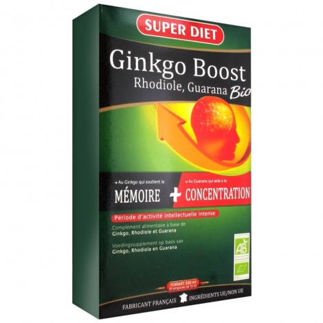 Super diet ginkgo boost bio    amp 20 pas cher, discount