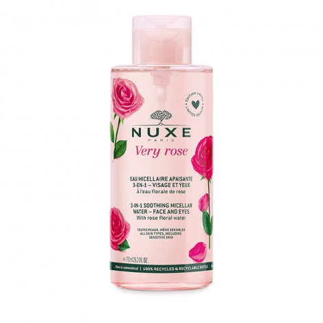 Nuxe Very Rose Eau Micellaire Apaisante 3-en-1 750ml pas cher, discount