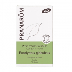 Pranarôm Eucalyptus Globuleux Perles d'Huile Essentielle Bio 60 perles