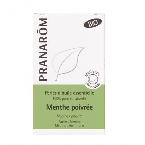 Pranarom Menthe Poivrée Bio 60 perles pas cher, discount