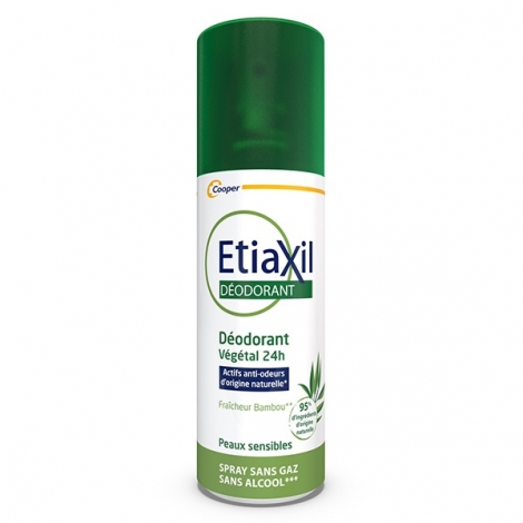 Etiaxil Spray Déodorant Végétal 24h Sans Aluminium 100ml pas cher, discount