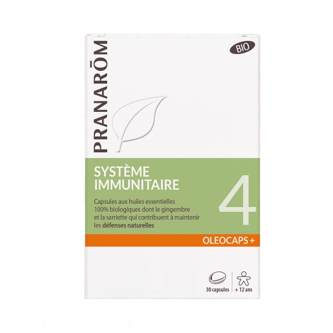 Pranarom Oleocaps+ Bio 4 Système Immunitaire 30 capsules pas cher, discount
