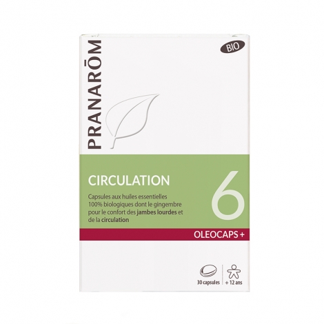 Pranarom Oleocaps+ Bio 6 Circulation 30 capsules pas cher, discount