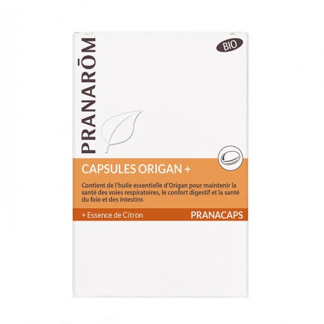 Pranarom Pranacaps Capsules Origan + Bio 30 capsules pas cher, discount