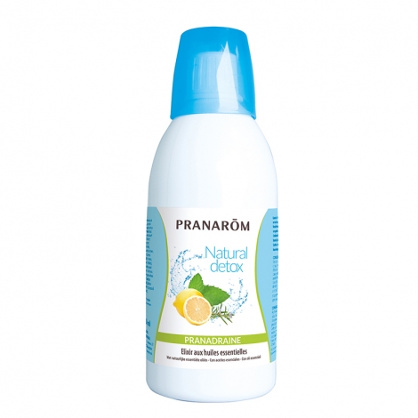 Pranarom Pranadraine Natural Detox Solution Buvable aux Huiles Essentielles 500ml pas cher, discount