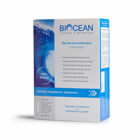 Biocean Science & Nutrition Biocean Isotonic 30 ampoules de 10ml pas cher, discount