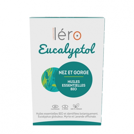 Léro Eucalyptol 15 capsules pas cher, discount