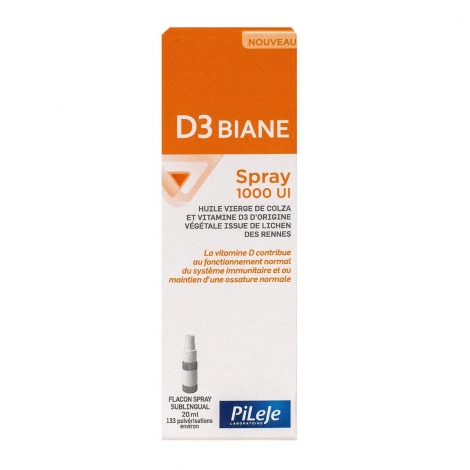 Pileje D3 Biane Spray 1000 UI 20ml pas cher, discount
