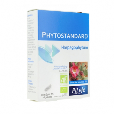 Pileje Phytostandard Harpagophytum 20 gélules pas cher, discount