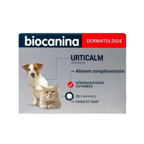 Biocanina Urticalm Chien et Chat 20 comprimés pas cher, discount