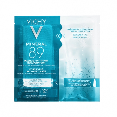 Vichy Mineral 89 Masque Fortifiant Récupérateur 1 Masque Tissu pas cher, discount