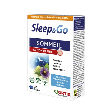 Ortis Sleep & Go Sommeil Action Rapide 30 comprimés pas cher, discount