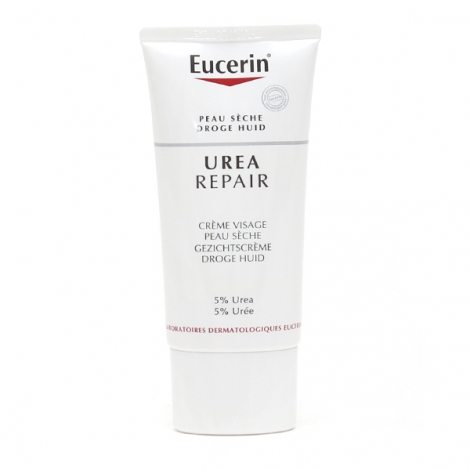 Eucerin Urea Repair Crème Visage Peau Sèche 5 % d'Urée 50ml pas cher, discount
