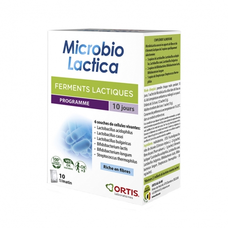 Ortis Microbio Lactica Ferments Lactiques 10 sachets pas cher, discount