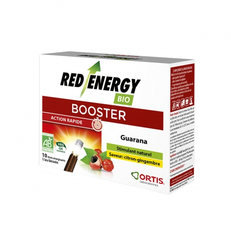 Ortis Red Energy Sans Alcool Bio 10 x 15ml pas cher, discount