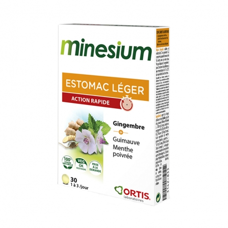 Ortis Minesium Estomac Léger 30 comprimés pas cher, discount