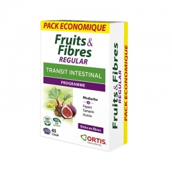 Ortis Fruits & Fibres Regular Transit Intestinal 45 comprimés