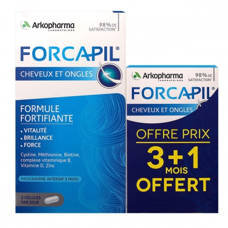 Arkopharma Forcapil Cheveux & Ongles 180 + 60 gélules pas cher, discount