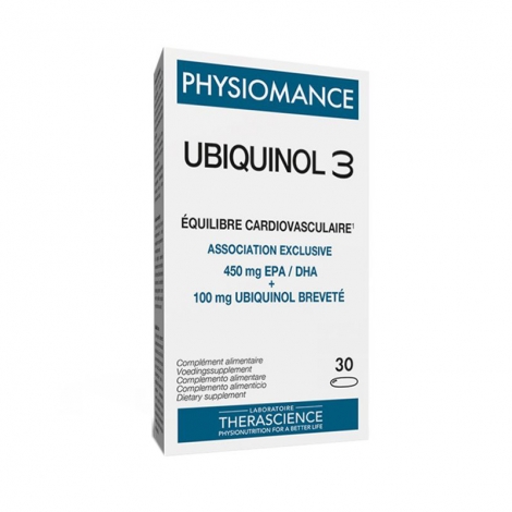 Therascience Physiomance Ubiquinol 3 30 capsules pas cher, discount