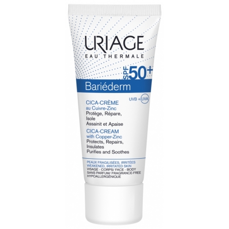 Uriage Bariederm Cica Crème SPF50+ 40ml pas cher, discount