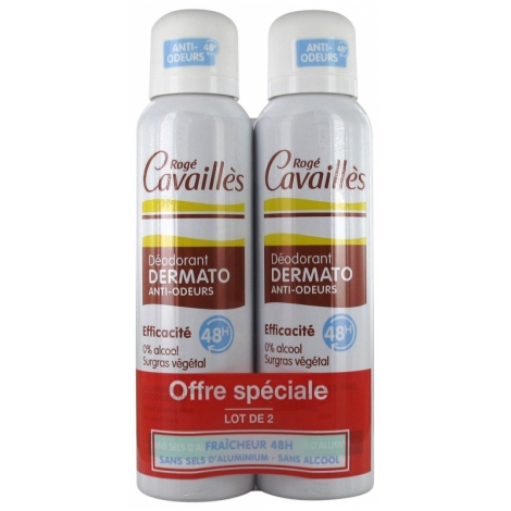 Rogé Cavailles Duo Déodorant Dermato Anti-Odeurs Spray 2x150ml pas cher, discount