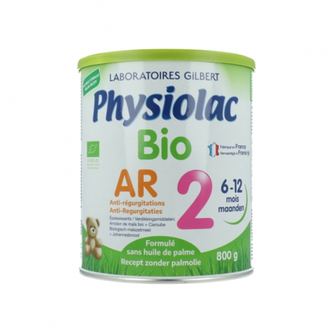 Physiolac Bio Anti-Régurgitations 2 6-12 mois 800g pas cher, discount