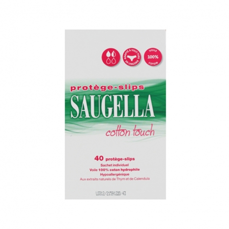 Saugella Protège-Slips Cotton Touch x40 pas cher, discount