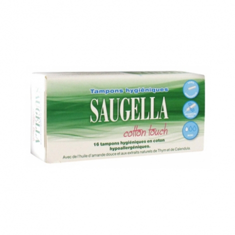 Saugella Cotton Touch Tampons Hygiéniques Mini 16 pièces pas cher, discount