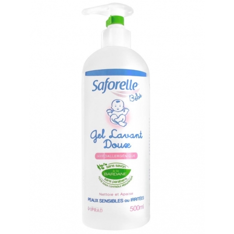 Saforelle Bébé gel lavant doux 500ml  pas cher, discount