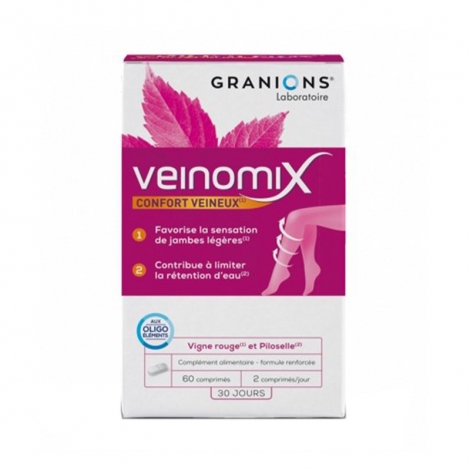 Granions Veinomix Confort Veineux 60 comprimés pas cher, discount