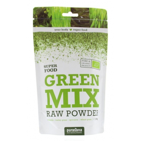 Purasana Super Food Green Mix Bio 200g pas cher, discount