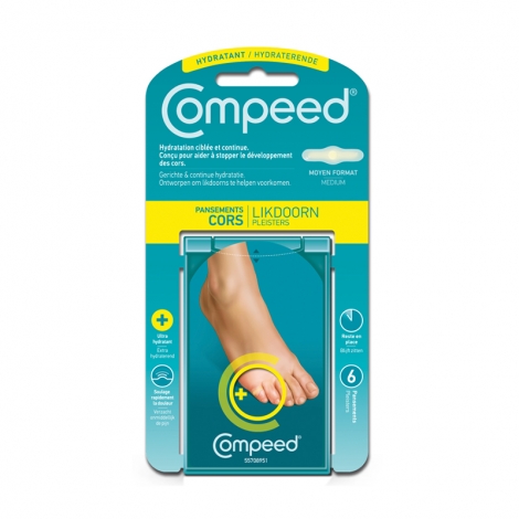 Compeed Cors Hydratant 6 pansements pas cher, discount