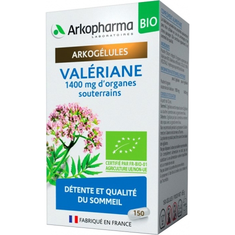 Arkopharma Arkogélules Valériane Bio 150 gélules pas cher, discount