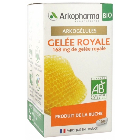 Arkopharma Arkogélules Gelée Royale Bio 150 gélules pas cher, discount