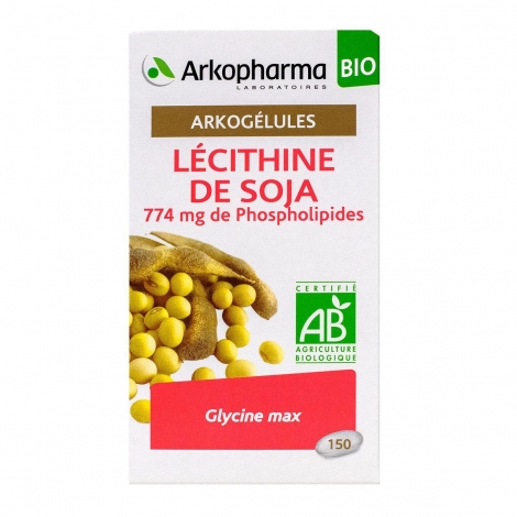 Arkopharma Arkogélules Lecithine de Soja Bio 150 gélules pas cher, discount