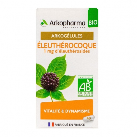 Arkopharma Arkogélules Éleuthérocoque Bio 40 gélules pas cher, discount