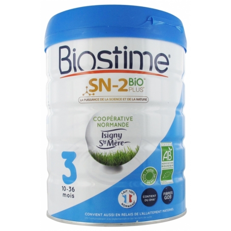 Biostime Lait En Poudre Croissance 3ème Age Bio 800g pas cher, discount