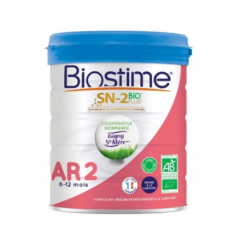 Biostime AR2 6-12 mois Bio 800gr pas cher, discount