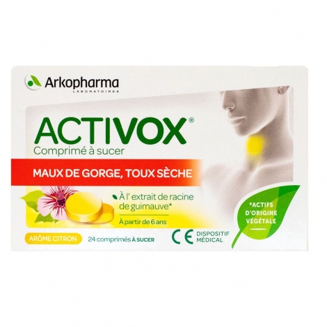 Arkopharma Activox Comprimé à sucer Arôme Citron 24 comprimés pas cher, discount