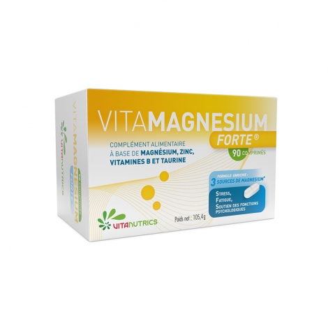 Vitanutrics VitaMagnesium Forte Stress Fatigue 90 comprimés pas cher, discount