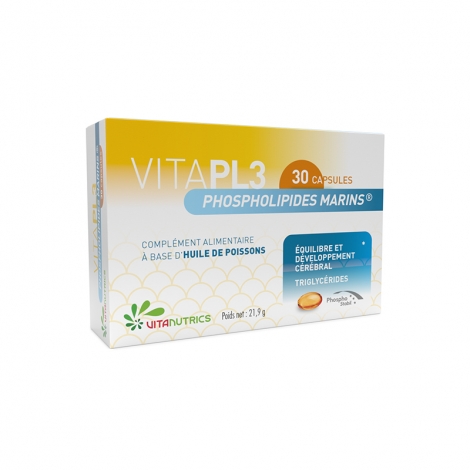 VitaPL3 Phospholipides Marins 30 capsules pas cher, discount
