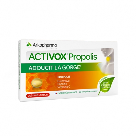 Arkopharma Activox Propolis Sans Sucre 20 comprimés pas cher, discount