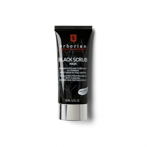 Erborian Black Scrub Mask Exfoliant Purifiant Charbon 50ml pas cher, discount