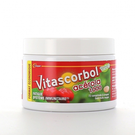 Vitascorbol Acérola 1000 72 comprimés pas cher, discount