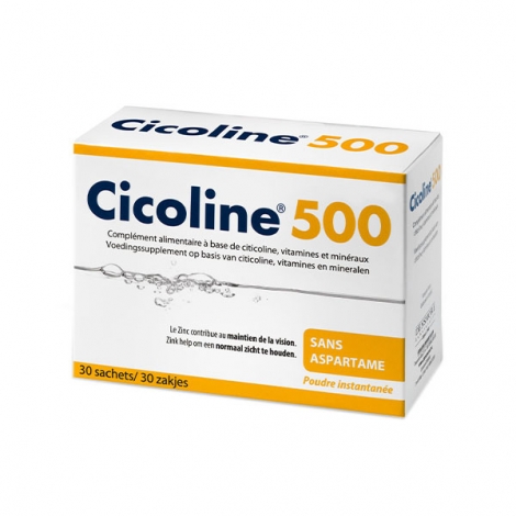 Cicoline 500 Complément Alimentaire Choline et Vitamines x 30 Sachets pas cher, discount