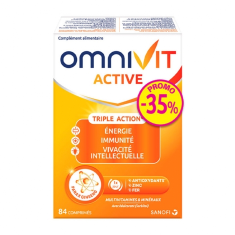 Omnivit Active Offre Spéciale 84 comprimés pas cher, discount